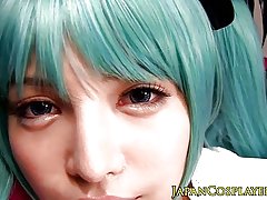Azul pelo hatsune miko creampied