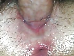 Creampie peluda